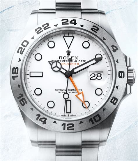 rolex explorer ii 42mm polar|rolex explorer ii size chart.